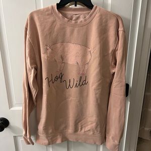 Mallory Evin Live Fully Hog Wild sweatshirt